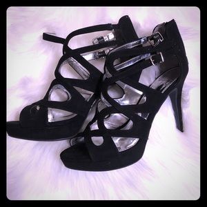 Report Caged Heels Black